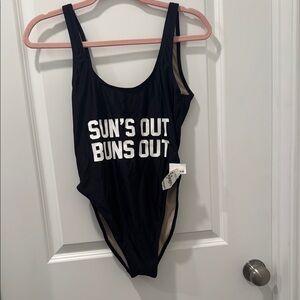 PRIVATE PARTY Black One Piece Swimsuit